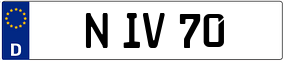 Truck License Plate